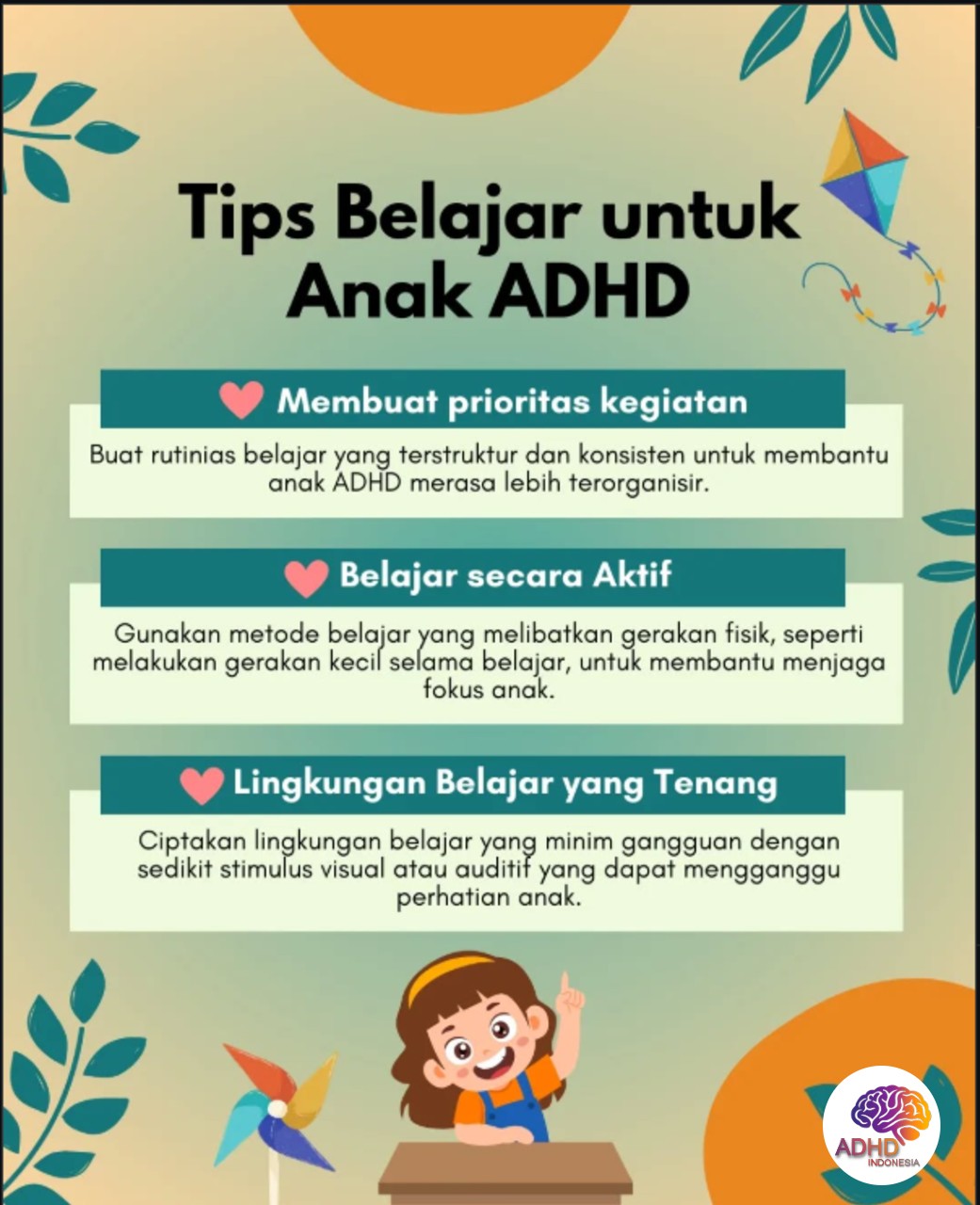 Strategi Belajar yang Cocok untuk Anak ADHD di Kabupaten Bangka